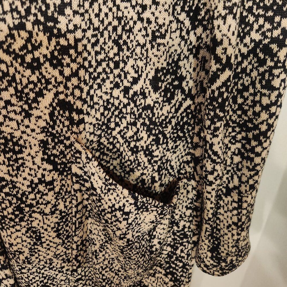 St. John Long Knit Long Jacket Snake Python Print… - image 3